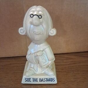 Whimsical Cream Figurine Decor